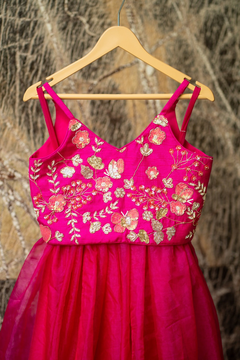 Embellished Silk Ensemble