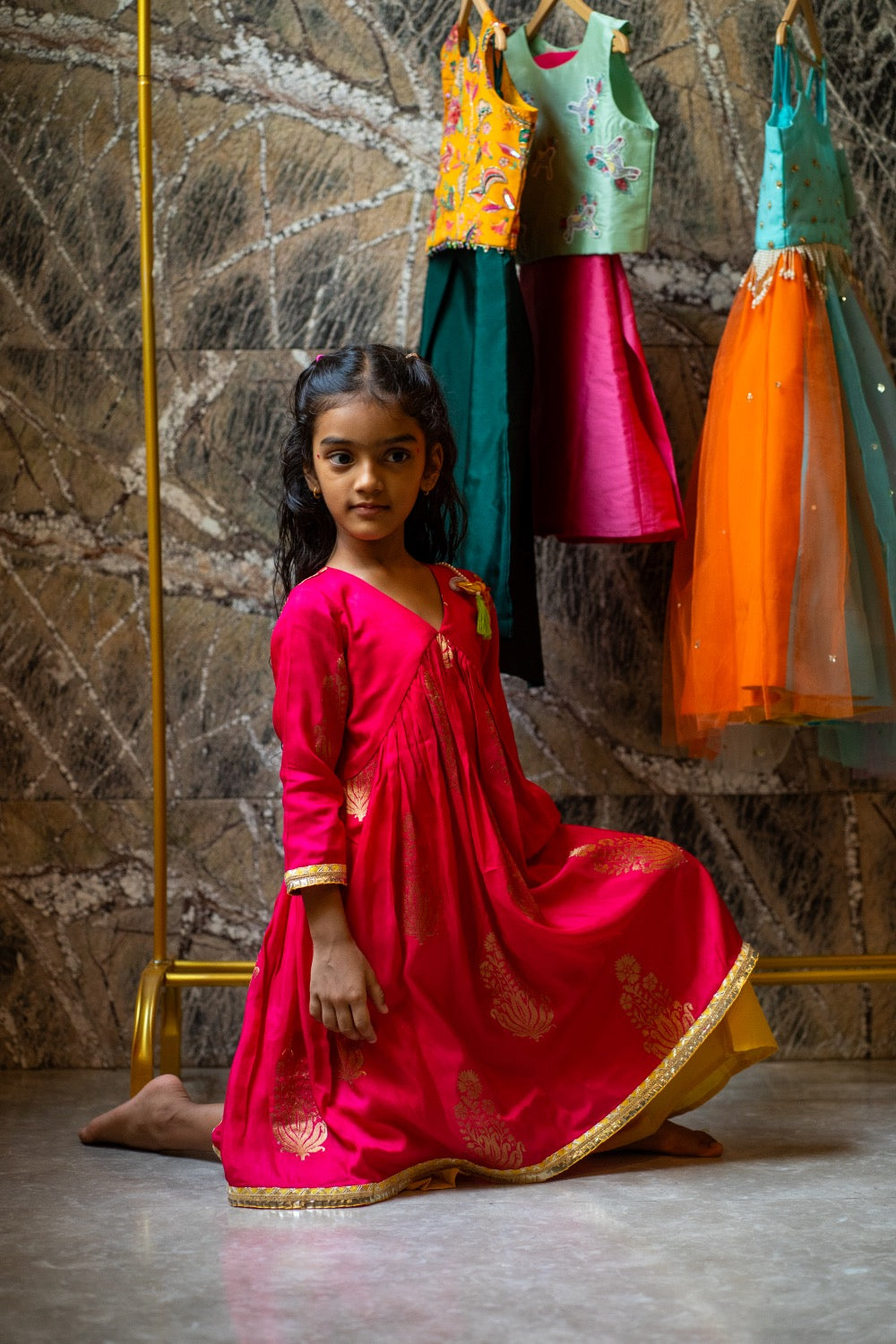 Cotton Silk Kurta Co‑ord