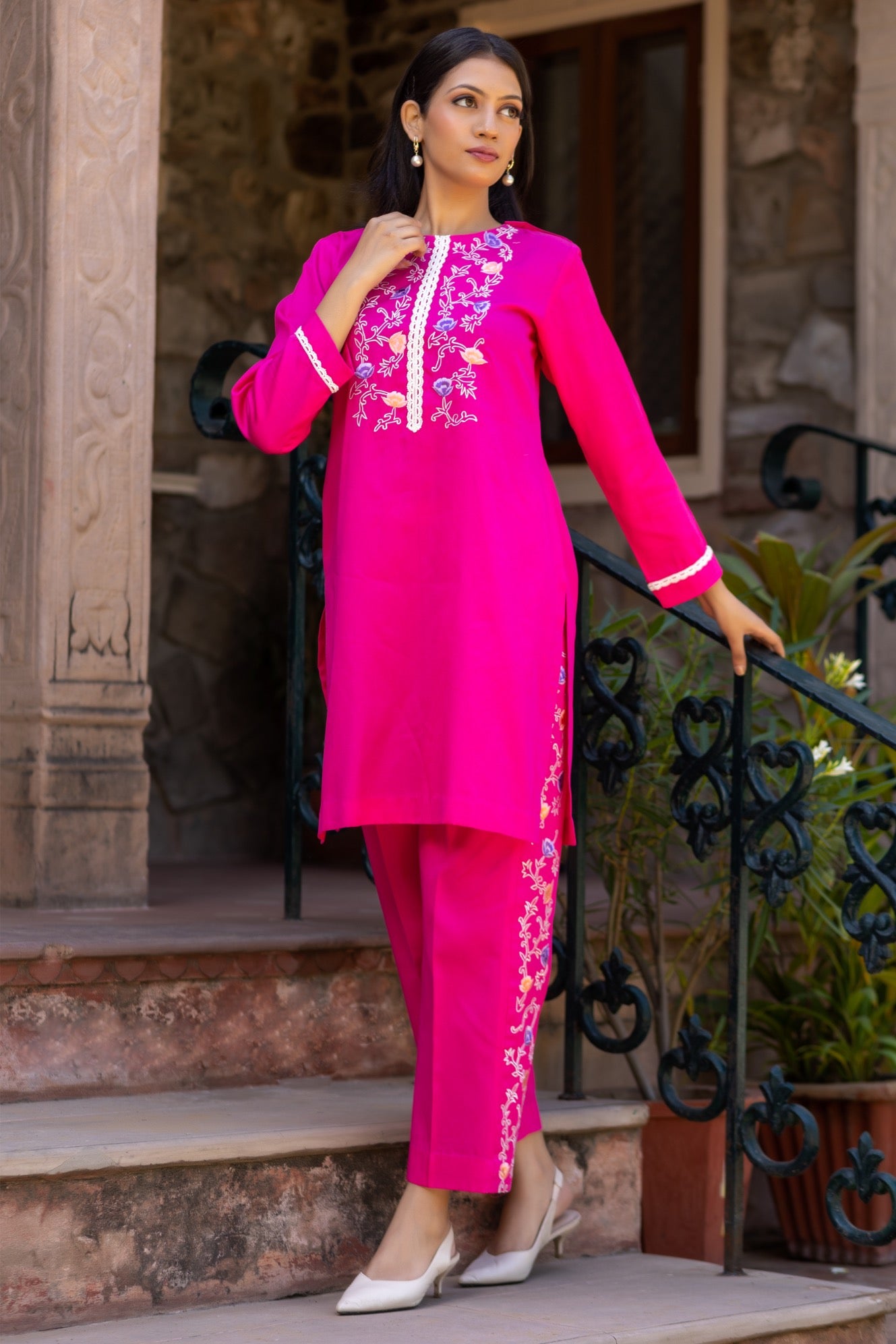 Structured Kurta – Glaze Cotton