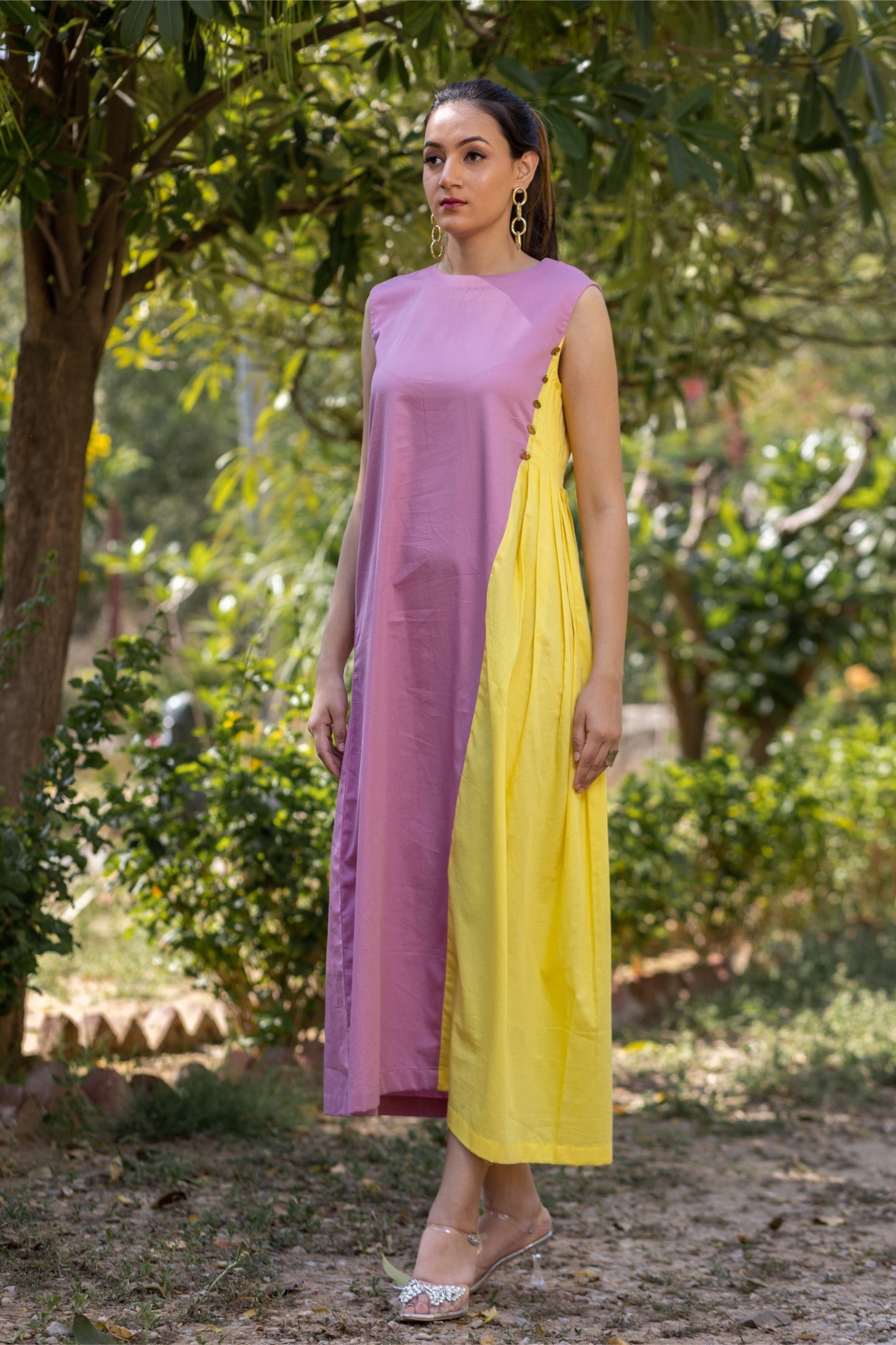 Minimal Glaze‑Cotton Kurta
