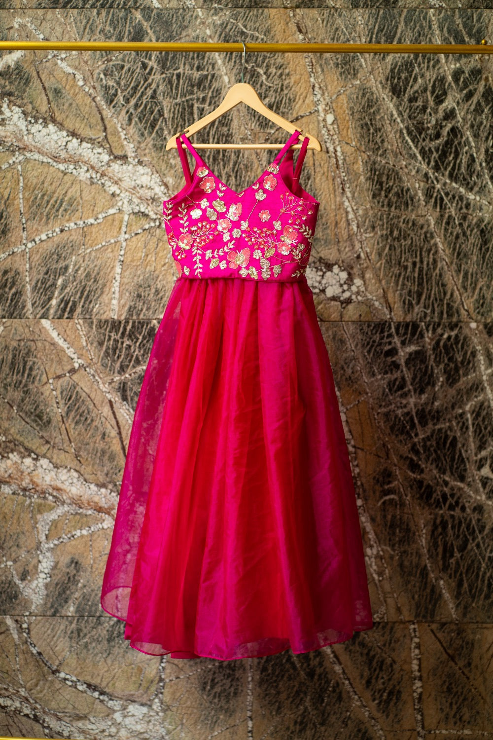 Embellished Silk Ensemble