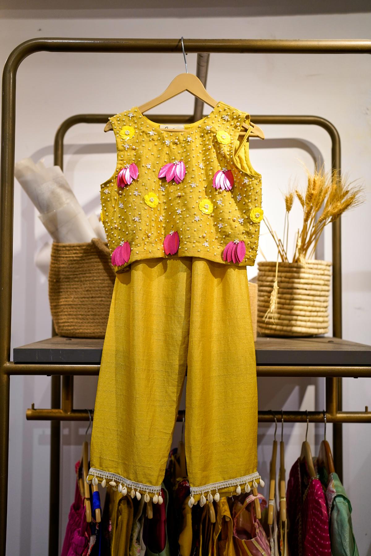 Floral Sitara Silk Co‑ord